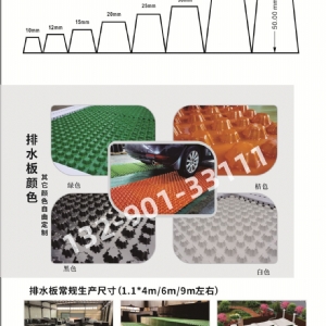 pvc排水板